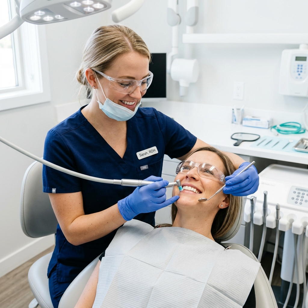 Professional teeth cleaning and scaling at Al Jurf Medical Center Ajman
